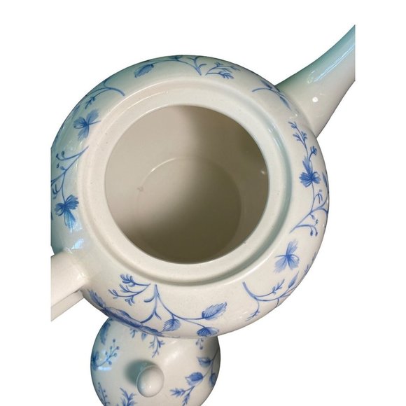 CHURCHILL PRAGUE BLUE ROSE CHINTZ 3 PIECE TEAPOT SET - Picture 7 of 14